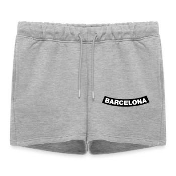 Élément du chapitre de Barcelone (JGA MC-Rocker-Design) - Short de survêtement femme premium - gris chiné - Devant - AI Model Female 172 light (172cm)