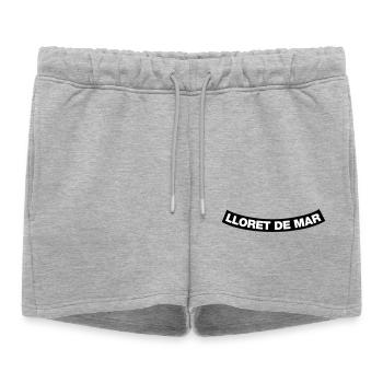 Élément du chapitre de Lloret de mar (JGA MC-Design) - Short de survêtement femme premium - gris chiné - Devant - AI Model Female 172 light (172cm)