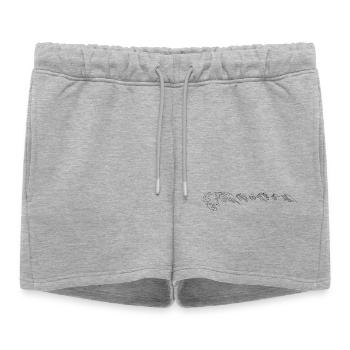 V75504-Churfirsten3D-Large - Short de survêtement femme premium - gris chiné - Devant - AI Model Female 172 light (172cm)