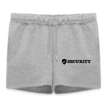 security sécurité - Short de survêtement femme premium - gris chiné - Devant - AI Model Female 172 light (172cm)