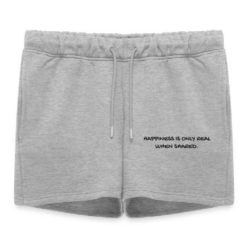 Cinéma / Citation / Série télé / Geek - Short de survêtement femme premium - gris chiné - Devant - AI Model Female 172 light (172cm)