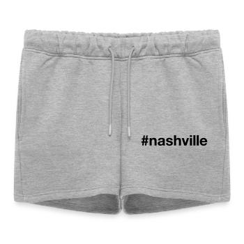 NASHVILLE Hashtag Tennessee - Short de survêtement femme premium - gris chiné - Devant - AI Model Female 172 light (172cm)