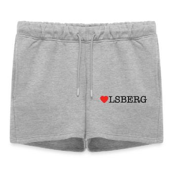 Olsberg - Short de survêtement femme premium - gris chiné - Devant - AI Model Female 172 light (172cm)
