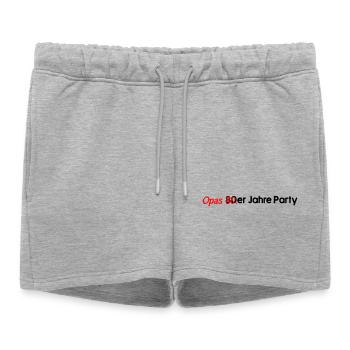 Les années 80 de grand-père - Short de survêtement femme premium - gris chiné - Devant - AI Model Female 172 light (172cm)