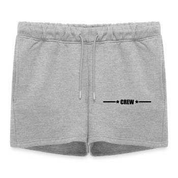 équipage - Short de survêtement femme premium - gris chiné - Devant - AI Model Female 172 light (172cm)