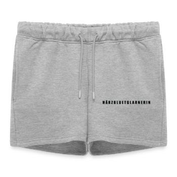 Härzbluetglarnerin, Canton de Glaris, Suisse - Short de survêtement femme premium - gris chiné - Devant - AI Model Female 172 light (172cm)
