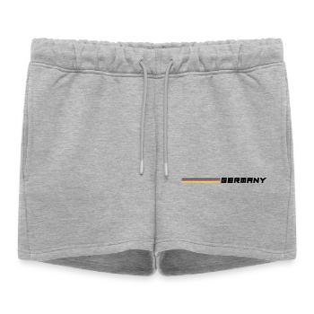 Équipe Allemagne - Short de survêtement femme premium - gris chiné - Devant - AI Model Female 172 light (172cm)
