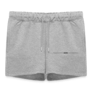 Élément Stroke 2026 - Short de survêtement femme premium - gris chiné - Devant - AI Model Female 172 light (172cm)