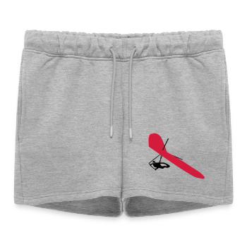 drachenflieger - Short de survêtement femme premium - gris chiné - Devant - AI Model Female 172 light (172cm)