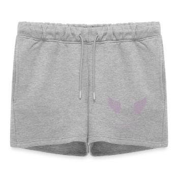 Labrador Angel in Dog Heaven Mourning Farewell - Women’s Premium Organic Sweatshorts - heather grey - Front - AI Model Female 172 light (172cm)