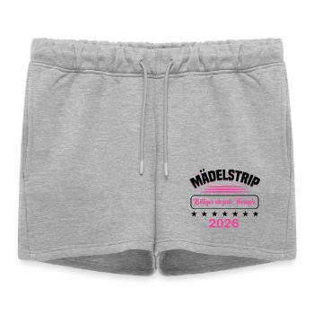 Girls' Trip 2026 Girls' Trip Girls' Tour Girls' Trip - Women’s Premium Organic Sweatshorts - heather grey - Front - AI Model Female 172 light (172cm)