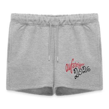 Promu Promotion 2026 - Short de survêtement femme premium - gris chiné - Devant - AI Model Female 172 light (172cm)