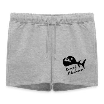 Bataille Poisson Fantasma 2 - Short de survêtement femme premium - gris chiné - Devant - AI Model Female 172 light (172cm)