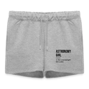 Astronomie Astronomie Astronomie - Short de survêtement femme premium - gris chiné - Devant - AI Model Female 172 light (172cm)