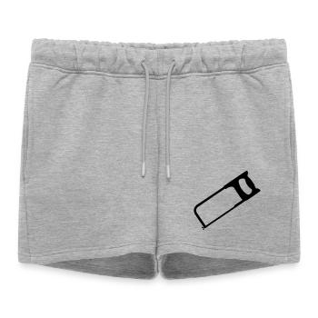 Outils de scie à métaux - Short de survêtement femme premium - gris chiné - Devant - AI Model Female 172 light (172cm)