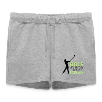 Le golf - Short de survêtement femme premium - gris chiné - Devant - AI Model Female 172 light (172cm)