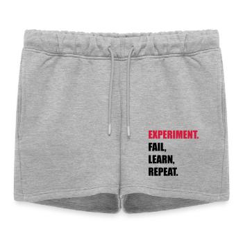 science - Short de survêtement femme premium - gris chiné - Devant - AI Model Female 172 light (172cm)