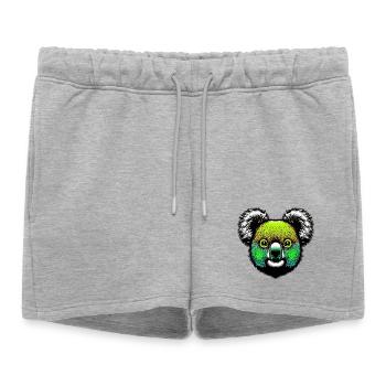 Koala - Short de survêtement femme premium - gris chiné - Devant - AI Model Female 172 light (172cm)