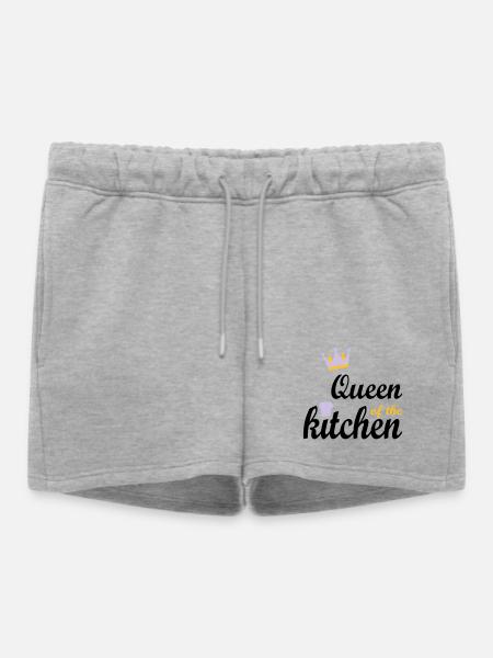 Kochen - Frauen Premium Organic Sweatshorts - Grau meliert