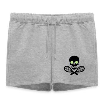 tennis - Short de survêtement femme premium - gris chiné - Devant - AI Model Female 172 light (172cm)