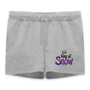 snowboarding - Short de survêtement femme premium - gris chiné - Devant - AI Model Female 172 light (172cm)