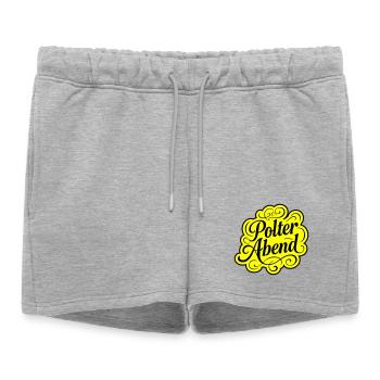 Enterrement de vie de garçon, enterrement de vie de garçon, - Short de survêtement femme premium - gris chiné - Devant - AI Model Female 172 light (172cm)