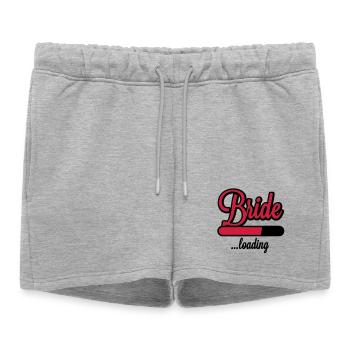 Bride loading | Hen Night - Women’s Premium Organic Sweatshorts - heather grey - Front - AI Model Female 172 light (172cm)