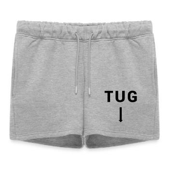 TUG Tugboat - Seafaring Sailing Ship Captain - Women’s Premium Organic Sweatshorts - heather grey - Front - AI Model Female 172 light (172cm)