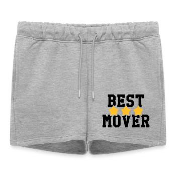 Mover Frachtführer Déménageur Déménagement - Women’s Premium Organic Sweatshorts - heather grey - Front - AI Model Female 172 light (172cm)