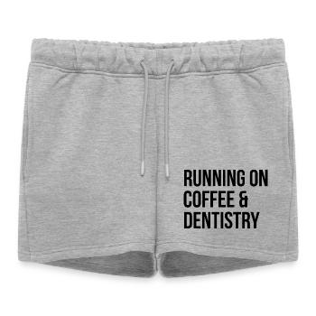 Dentiste Dentiste Dentiste - Short de survêtement femme premium - gris chiné - Devant - AI Model Female 172 light (172cm)