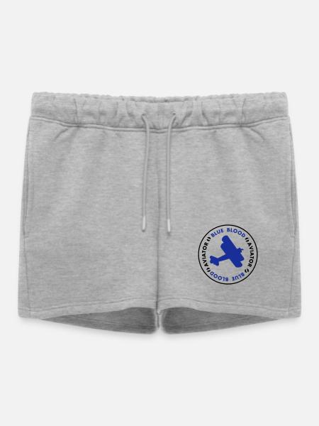 aviator - Women’s Premium Organic Sweatshorts - heather grey