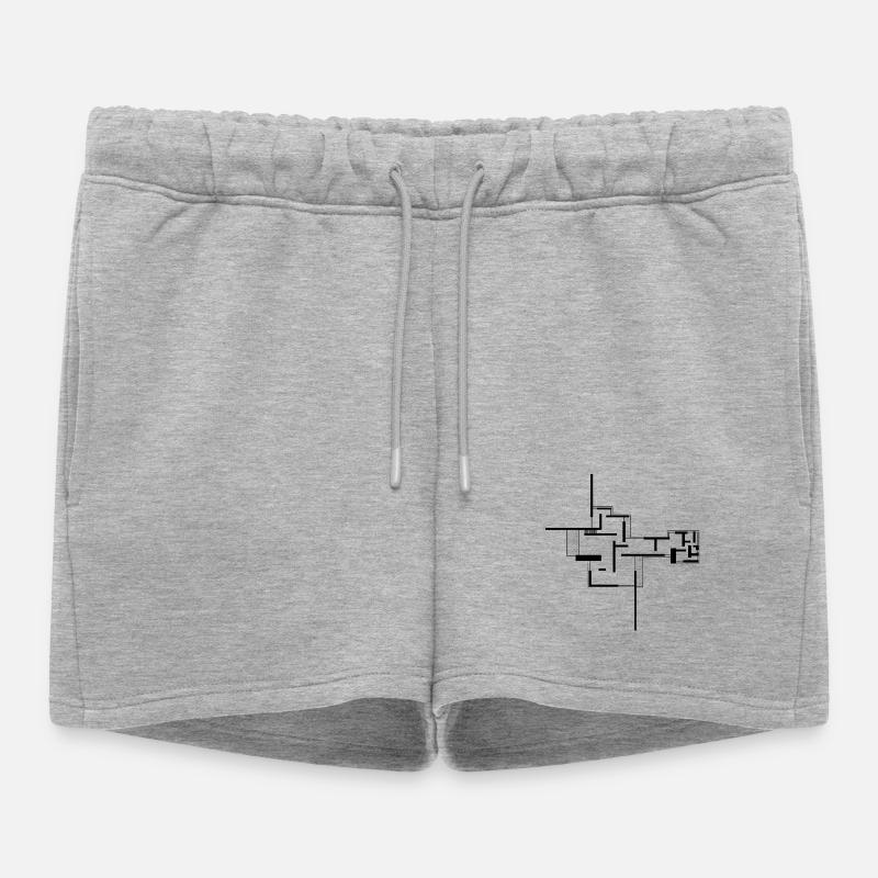 Architecture - Women’s Premium Organic Sweatshorts - heather grey