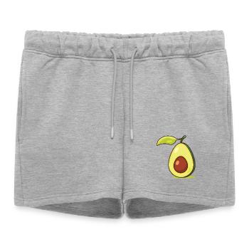 Avocat - Short de survêtement femme premium - gris chiné - Devant - AI Model Female 172 light (172cm)