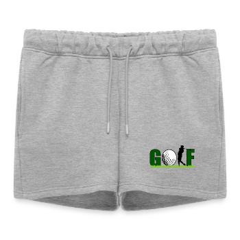 Golf - Short de survêtement femme premium - gris chiné - Devant - AI Model Female 172 light (172cm)