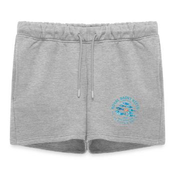 Royal Saint Kitts Diving 2026 - Short de survêtement femme premium - gris chiné - Devant - AI Model Female 172 light (172cm)