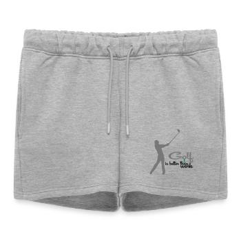 golf - Short de survêtement femme premium - gris chiné - Devant - AI Model Female 172 light (172cm)