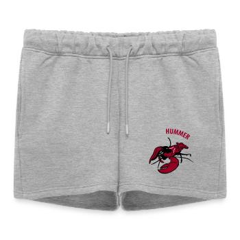 Homard - Short de survêtement femme premium - gris chiné - Devant - AI Model Female 172 light (172cm)