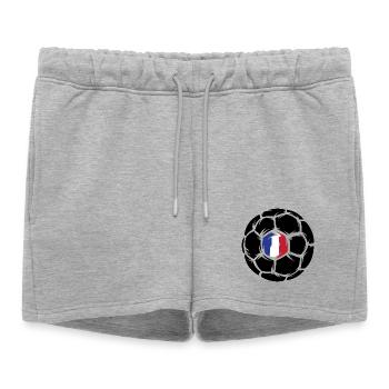 Handball France Handball Joueur Logo Symbole icône Championnat d’Europe - Short de survêtement femme premium - gris chiné - Devant - AI Model Female 172 light (172cm)