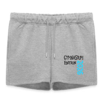 Gymnasium 2026 - Women’s Premium Organic Sweatshorts - heather grey - Front - AI Model Female 172 light (172cm)