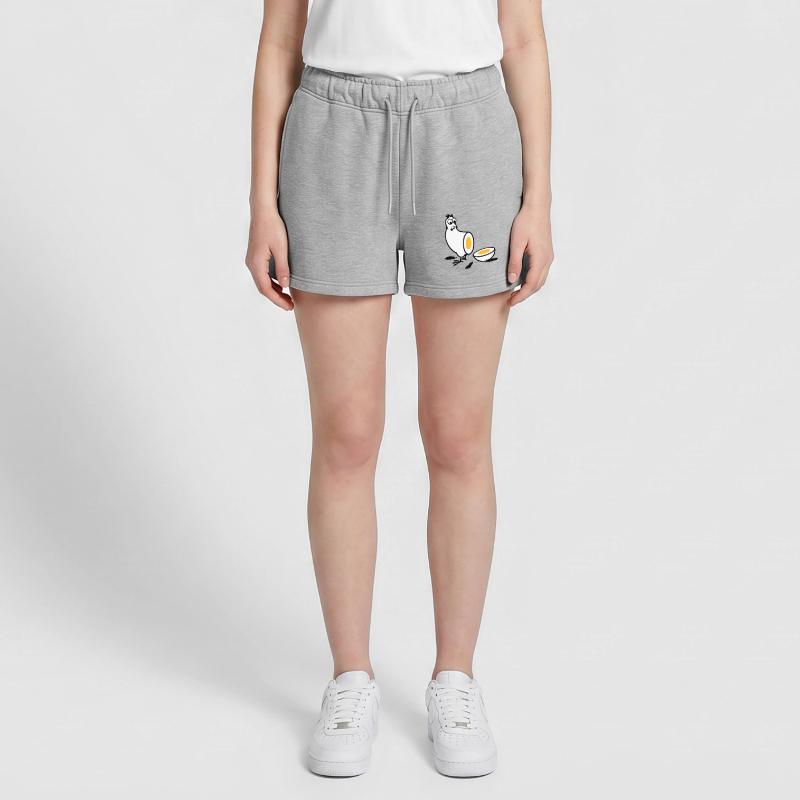 Huhn oder Ei Frauen Premium Organic Sweatshorts