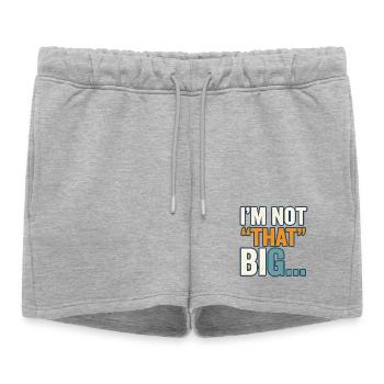 Je ne suis pas cette blague drôle de grande citation - Short de survêtement femme premium - gris chiné - Devant - AI Model Female 172 light (172cm)