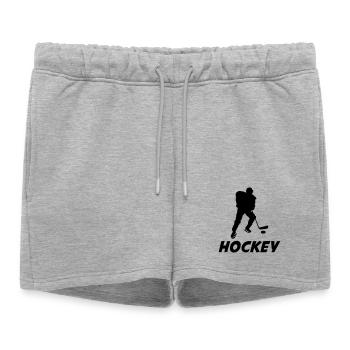 Hockey - Short de survêtement femme premium - gris chiné - Devant - AI Model Female 172 light (172cm)