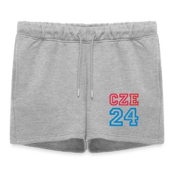 République tchèque Tschechien - Short de survêtement femme premium - gris chiné - Devant - AI Model Female 172 light (172cm)
