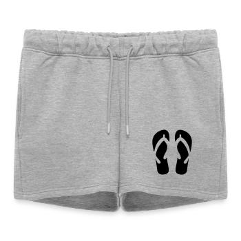 vacances - Short de survêtement femme premium - gris chiné - Devant - AI Model Female 172 light (172cm)