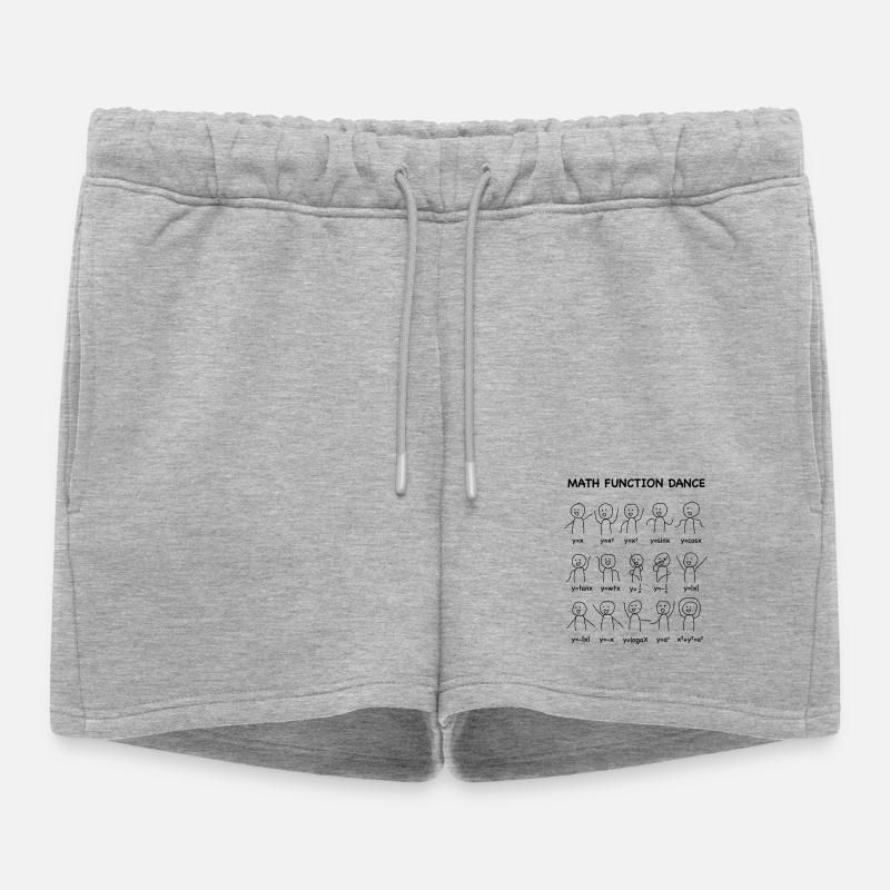 The 'Math Function Dance' (Nerd-Shirt) - Frauen Premium Organic Sweatshorts - Grau meliert