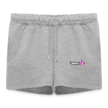 Chainsaw for Women - Chainsaw for Women - Women’s Premium Organic Sweatshorts - heather grey - Front - AI Model Female 172 light (172cm)