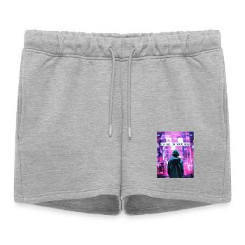 Tout est dans votre tête Vaporwave Problème esthétique - Short de survêtement femme premium - gris chiné - Devant - AI Model Female 172 light (172cm)