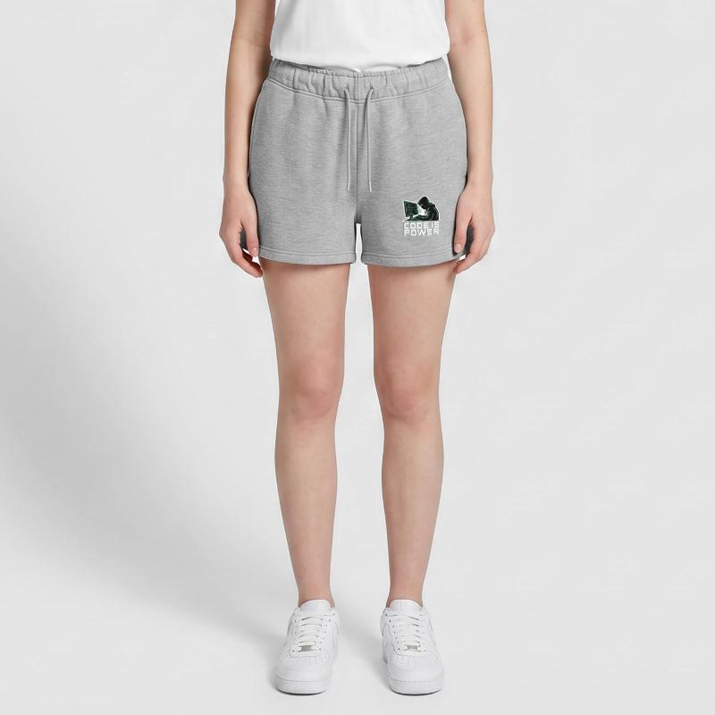 Cyber Hacker Code Infinity Design Women’s Premium Organic Sweatshorts