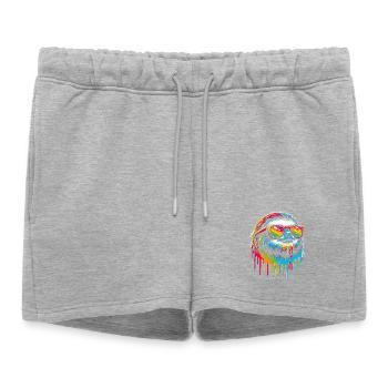 Paresseux Paresseux Art Paresseux Fan Paresseux - Short de survêtement femme premium - gris chiné - Devant - AI Model Female 172 light (172cm)