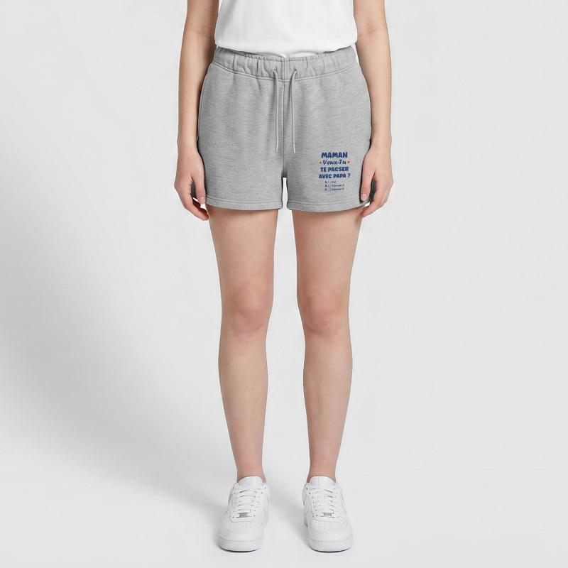 Mama, willst du eine eingetragene Lebenspartnerschaft mit Papa eingehen? Frauen Premium Organic Sweatshorts